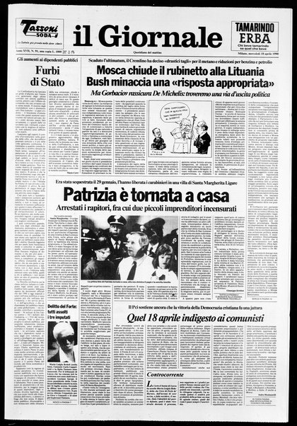 Il giornale : quotidiano del mattino